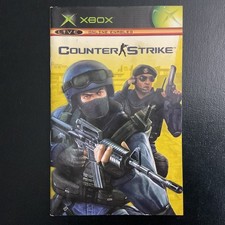 Counter Strike Microsoft XBOX Instruction Manual Only