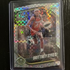 BRITTNEY SYKES 2025 PANINI PRIZM WNBA CHECKERBOARD SSP #121