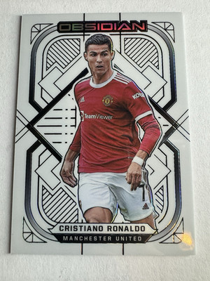 Cristiano Ronaldo 2021-22 Panini Obsidian Electric Etch Contra 