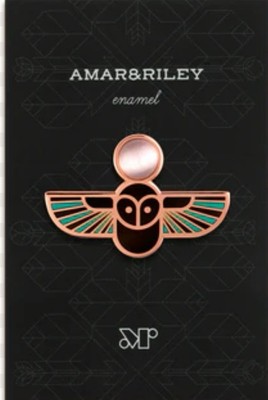 Brand New- Amar & Riley Minerva Owl Enamel Pin