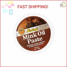 Fiebing's Mink Oil Paste weatherproofer/waterproofer for Boots, Shoes, & Leather