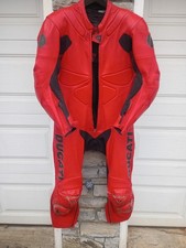 Vintage 2000s Mens Dainese Ducati Red Leather...