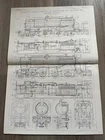 1909 large print " locomotives designed & built at horwich . lancashire railway