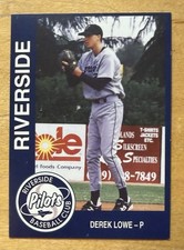 1993 Cal League Riverside Pirates Derek Lowe #2 NM+ Rare