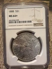 1888 O Morgan Silver Dollar NGC MS 64+