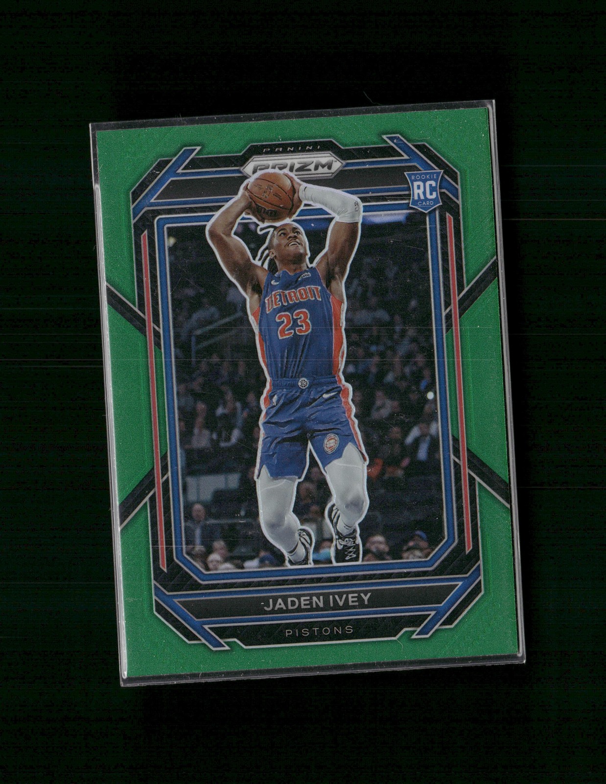 2022-23 Panini Prizm Prizms Green #256 Jaden Ivey Rookie RC