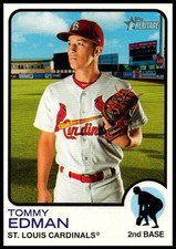 2022 Tommy Edman Topps Heritage Baseball #143 St. Louis Cardinals