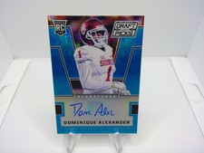 2016 Panini Prizm Collegiate Draft Picks Dominique Alexander RC Auto Blue #215