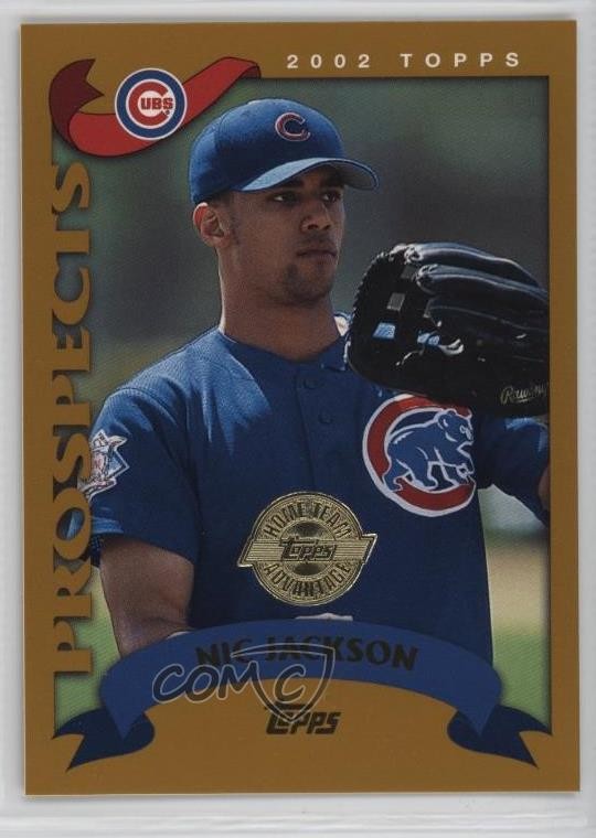 2002 Topps Prospects Home Team Advantage Nic Jackson #324 Rookie RC 0b3