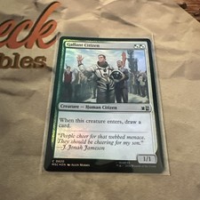 MTG Gallant Citizen Commander: Marvel Super Heroes Foil #0820