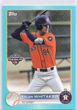 Tyler Whitaker 2022 Topps Pro Debut #PD-88 Aqua #/75