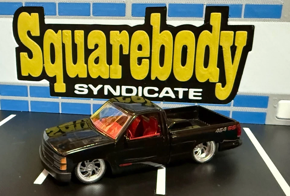 Custom M2 Machines Black OBS 1991 Chevrolet C1500 SS 454 HS42 3d Resin Wheels - Image 3 of 4