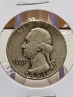 1953-D Washington Quarter Raw VG