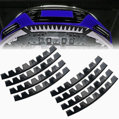 Stoßfänger Scrape 8pcs Anti-Kratzer-Kits Autozubehör Glossy Schwarz Gummi