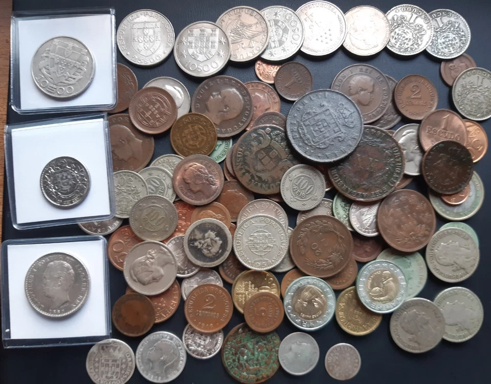 W0RLD COINS - Portuguese Coins/ EX Colonies Copper-Nickel Silver Great Condition - Image 2 of 2