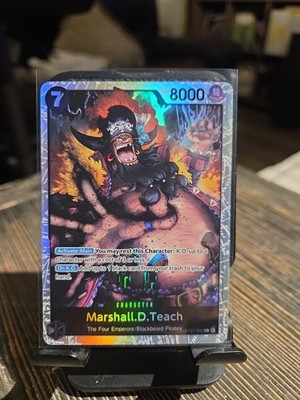 One Piece Starter Deck 27 Marshall D Teach Blackbeard ST27-005 SR Foil English
