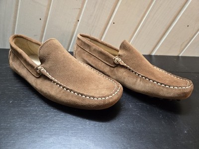 ALDO MERRILLS Suede Moccasins Loafers Navy Men display picture 2