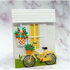 Craft Metal Cutting Dies Cut Die Bicycle Decoration Scrapbook Paper Stencils