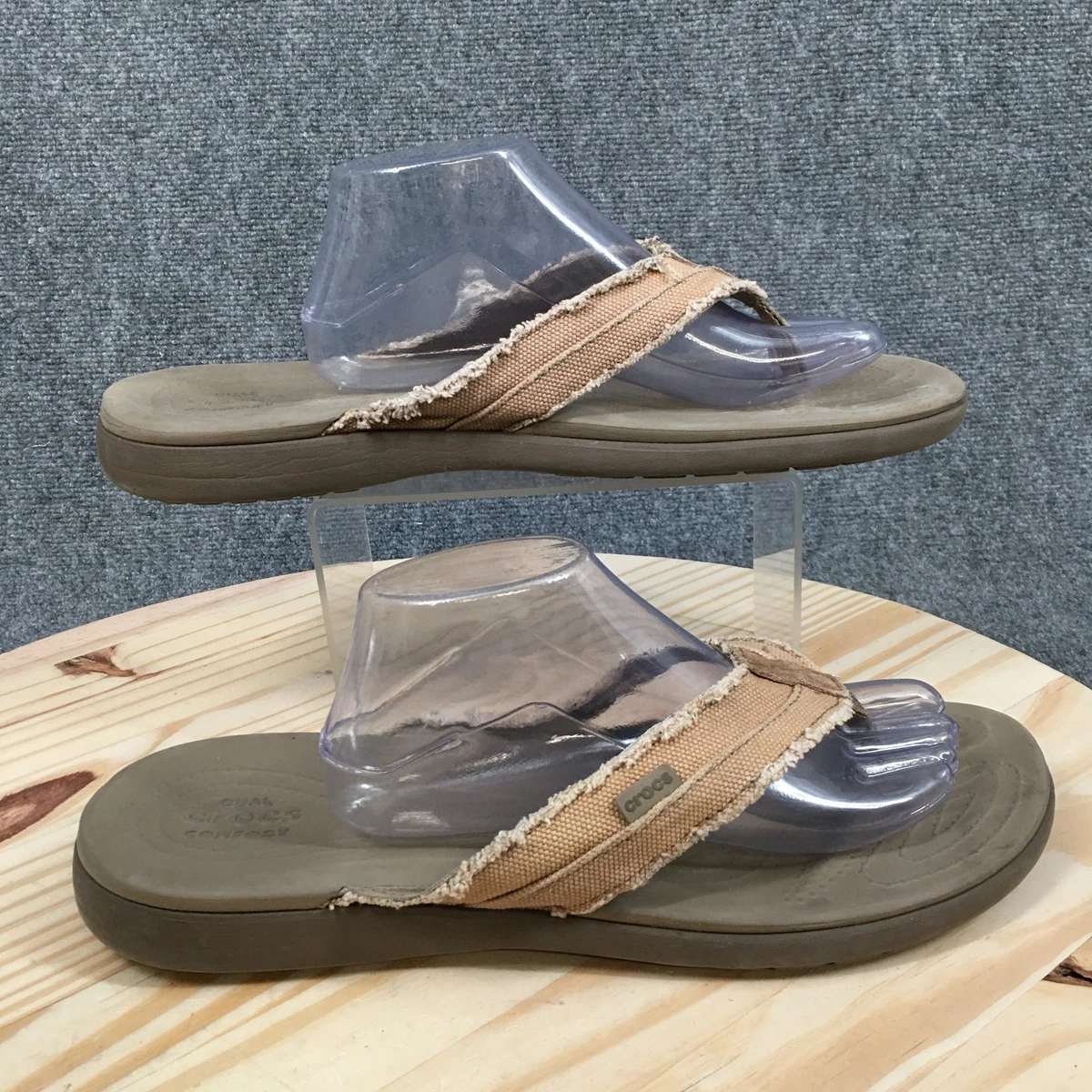 Sperry Mens Santa Cruz II Thong Sandal Tan Size 15 M Santa Cruz Flip-Flops Sandals for Men for sale | eBay main image 2