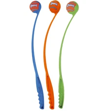 Chuckit! Classic Ball Launcher Dog Toy, 26-Inch Handle, Ball Included, Assorted