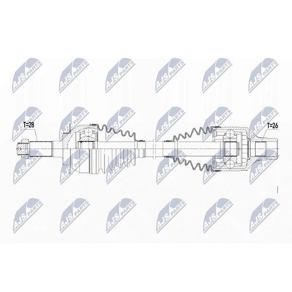 NTY NPW-SU-017 Antriebswelle-image