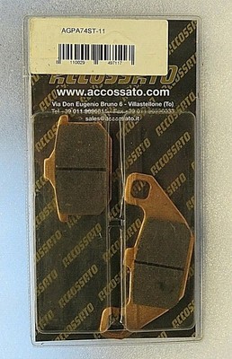 NEW Genuine Accossato Racing Brake Pads Kawasaki // AGPA74ST-11