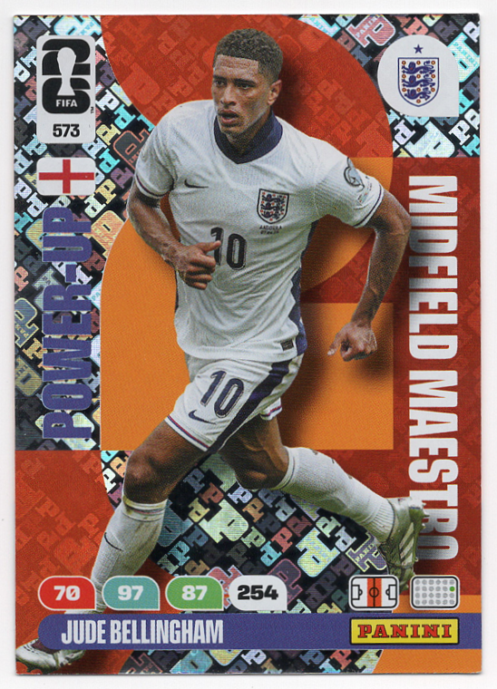 573. Jude Bellingham (England) Panini Adrenalyn XL FIFA World Cup
