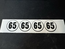 Cox 1:20 gas powered tether race car Chevy Chaparral Reproduction Decal Set