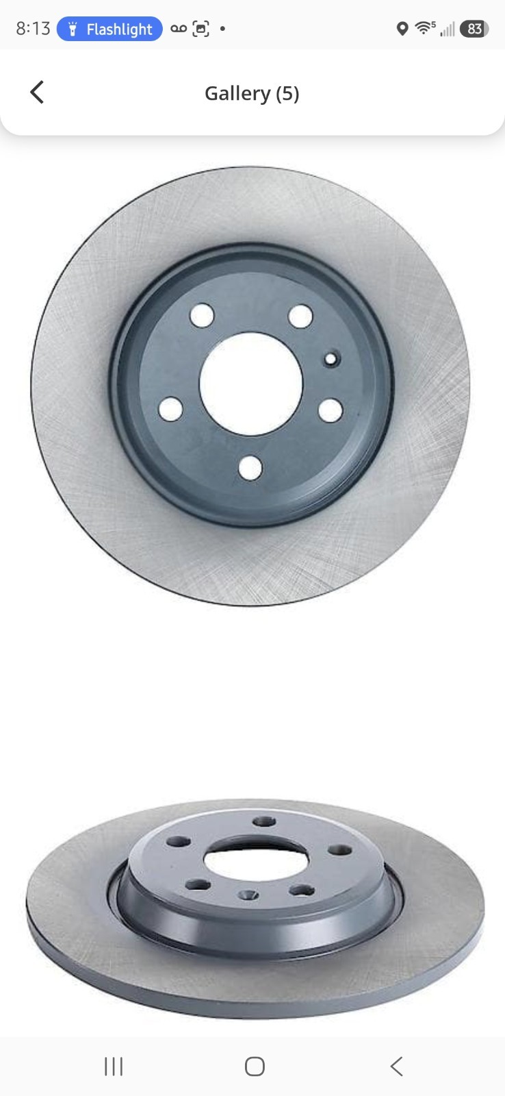 Carquest Premium Rear Brake Rotor YH235579P Audi A4 A5 A6 A7 Q5 Allroad