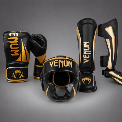 VENUM ミットグローブセット Venum Training Boxing Set – Boxing Gloves, Headgear & Shin Pads