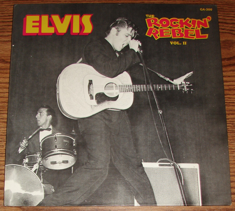 Elvis Presley The Rockin Rebel II bonus photos inside gatefold cover