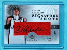 2005-06 Upper Deck Sweet Shot Deron Williams Auto Rookie Card - Excellent Condi. rookie card picture