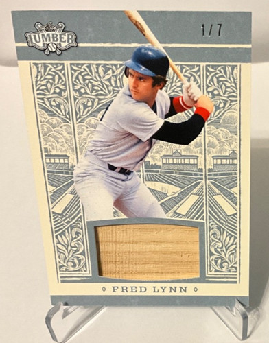 2025 Leaf Lumber - Game Used Lumber Fred Lynn #GL-44 1/7 (MEM, GU) Red Sox