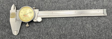 VINTAGE Starrett 6" Dial Caliper 120Z WITH CASE AND BOX