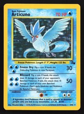 Articuno 2/62 Fossil Holo Rare Pokemon Card