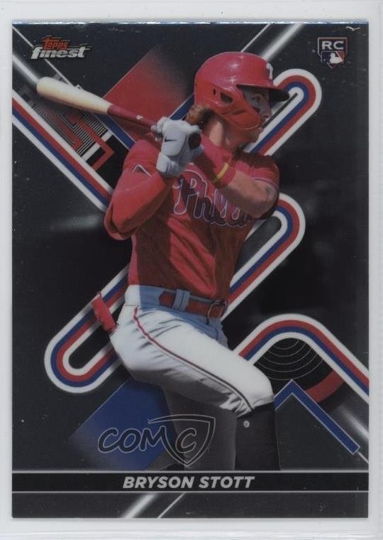 2022 Topps Finest Bryson Stott #13 Rookie RC