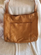 American Leather Co. Leather Shoulder Bag. Distressed Very Soft.