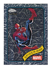 2025 Topps Chrome Marvel #101 Spider-Man Spider Web Refractor /399