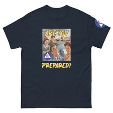 Ghosts of the Battlefield "Are You Prepared" Civil Defense T-Shirt