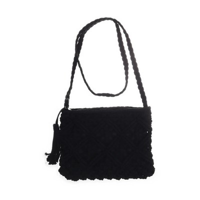 Umhängetasche, Damen, Schwarz, 24, 1, 20 cm #vSl