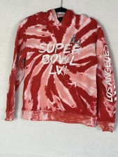 NFL Team Apparel Youth Large Hoodie Sweatshirt Tie Dye Super Bowl LVI