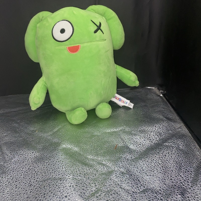 13in Classic Green UglyDoll OX #10091 Plush 2003 Horvath Sun-Min Kim Ugly Dolls