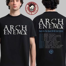 Arch Enemy Back To The Root Of All Evil 2026 Tour Europe UK Schedule Dates Shirt