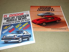 1983 Dodge Charger Charger 2.2 Catalog 83 Shelby Charger Brochure 2 For 1