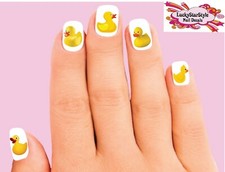 Waterslide Bird Nail Decals Set Of 20 - Yellow Rubber Duck Assorted Waterslide Bird Nail Decals Set Of 20 - Yellow Rubber Duck Assorted