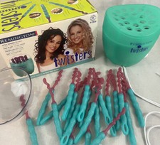 Remington Twisters Easy Bendable 20 Hair Hot Rollers Spiral Curler Set Pageant