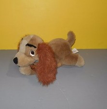 12" Disney Store Lady and the Tramp Lady Cocker Spaniel Puppy Dog Bean Plush