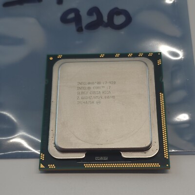 Intel SLBEJ Core i7-920 2.66 GHz LGA 1366 Desktop CPU TESTED