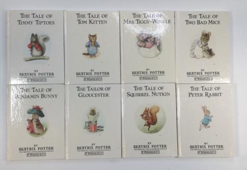 Beatrix Potter, Lot of 8, from World of Peter Rabbit Box Set # 1-6, #8, #12 - Picture 1 of 9
