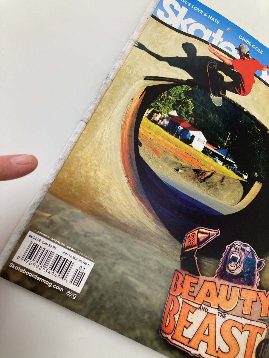 Skateboarder Magazine January 2010 Tony Trujillo Inside Lipslide